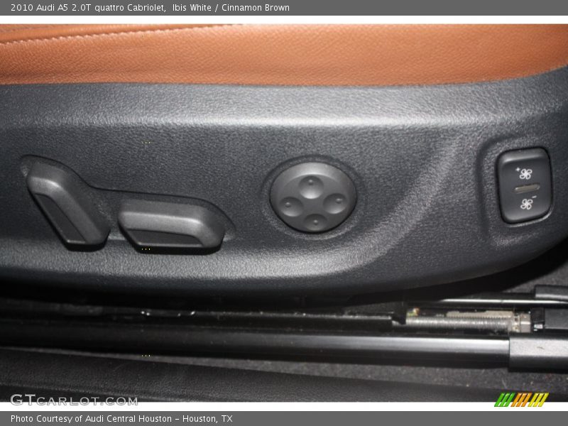 Ibis White / Cinnamon Brown 2010 Audi A5 2.0T quattro Cabriolet