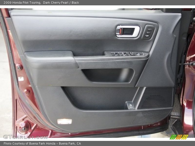 Dark Cherry Pearl / Black 2009 Honda Pilot Touring