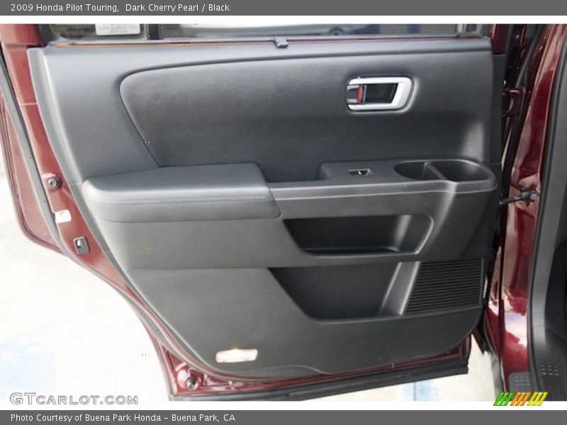 Dark Cherry Pearl / Black 2009 Honda Pilot Touring