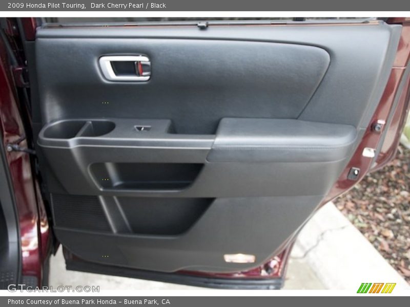 Dark Cherry Pearl / Black 2009 Honda Pilot Touring