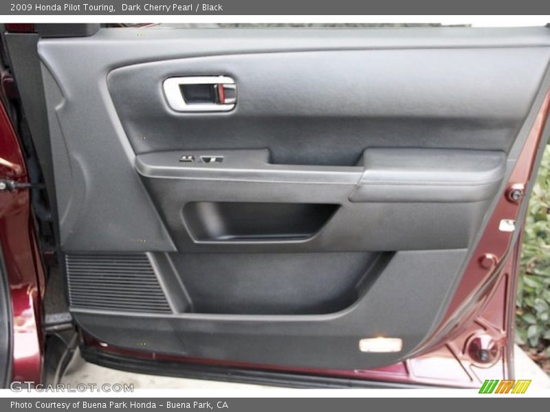 Dark Cherry Pearl / Black 2009 Honda Pilot Touring