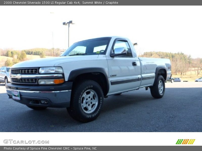 Summit White / Graphite 2000 Chevrolet Silverado 1500 LS Regular Cab 4x4