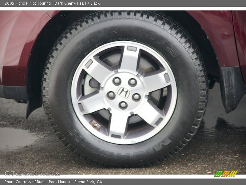 Dark Cherry Pearl / Black 2009 Honda Pilot Touring