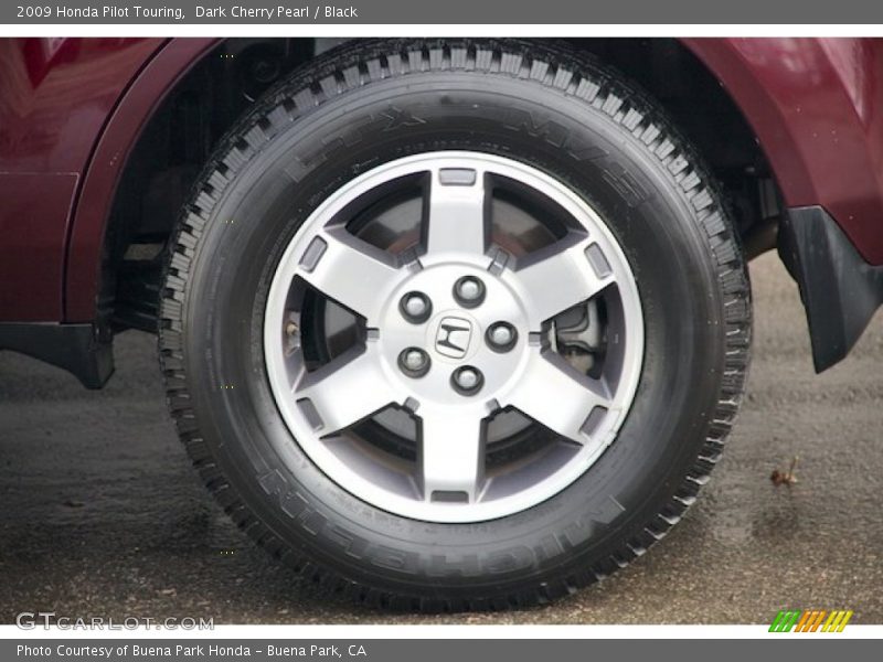 Dark Cherry Pearl / Black 2009 Honda Pilot Touring
