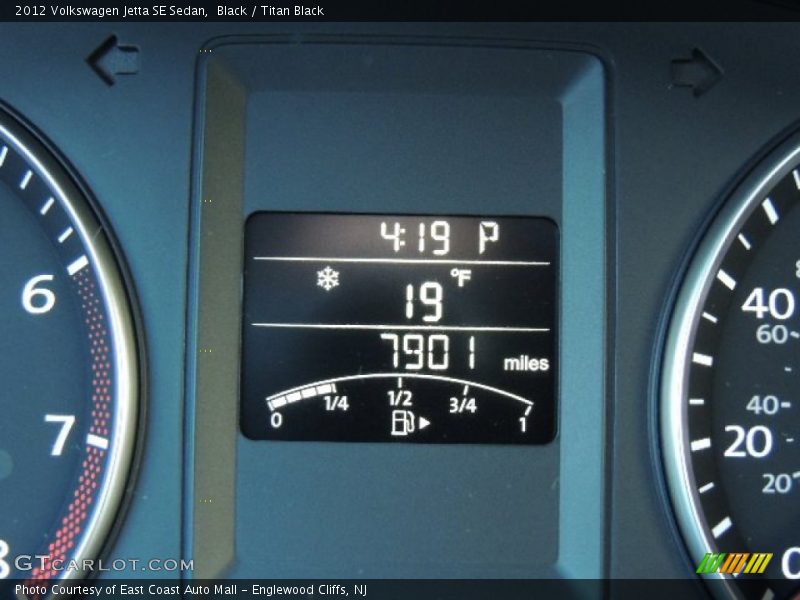 Black / Titan Black 2012 Volkswagen Jetta SE Sedan