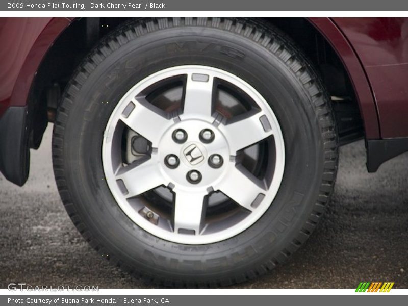 Dark Cherry Pearl / Black 2009 Honda Pilot Touring