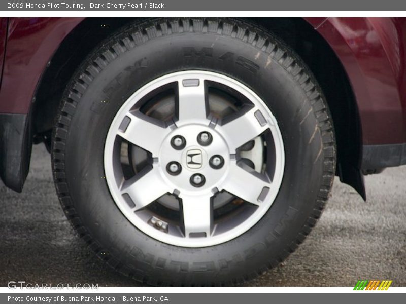 Dark Cherry Pearl / Black 2009 Honda Pilot Touring