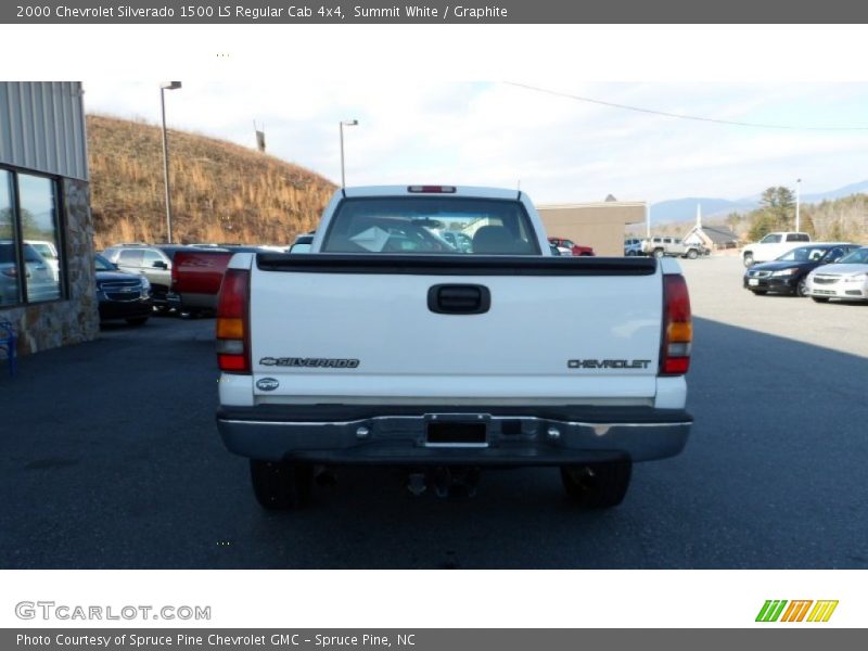 Summit White / Graphite 2000 Chevrolet Silverado 1500 LS Regular Cab 4x4