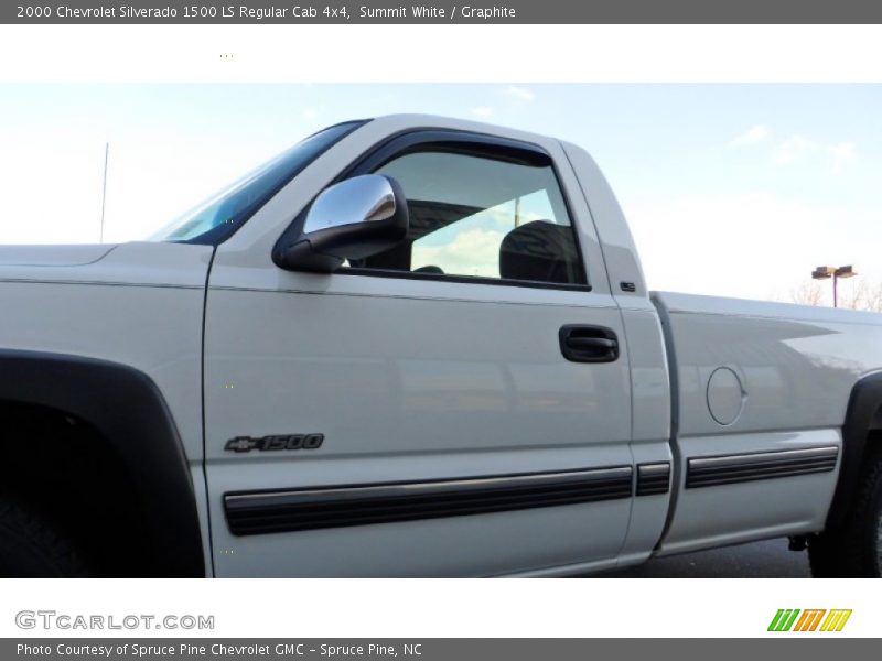 Summit White / Graphite 2000 Chevrolet Silverado 1500 LS Regular Cab 4x4