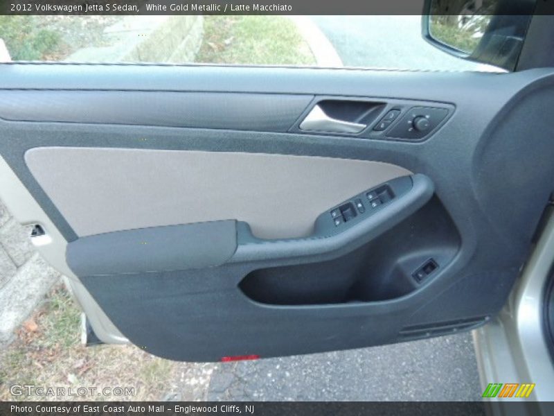 White Gold Metallic / Latte Macchiato 2012 Volkswagen Jetta S Sedan