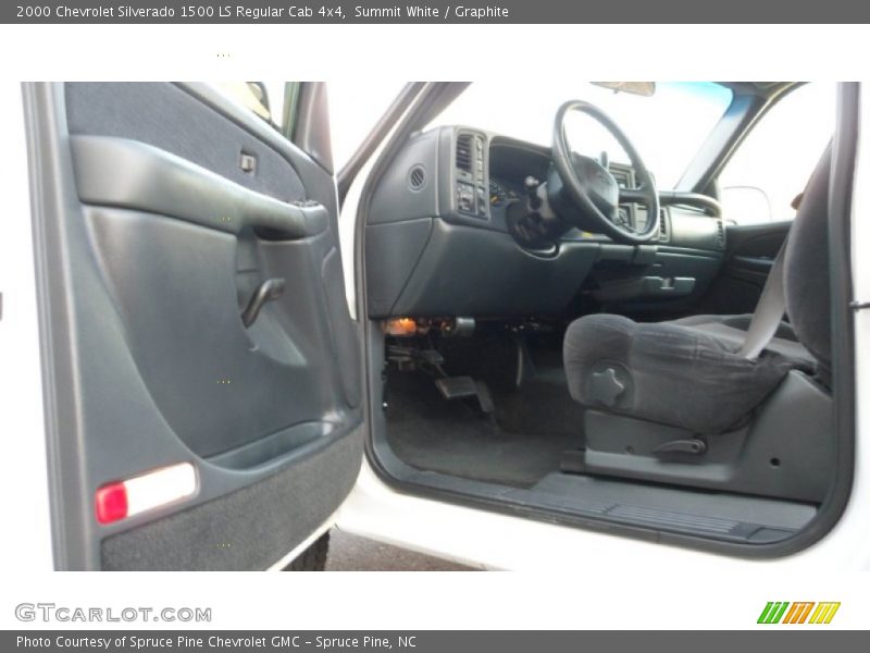 Summit White / Graphite 2000 Chevrolet Silverado 1500 LS Regular Cab 4x4