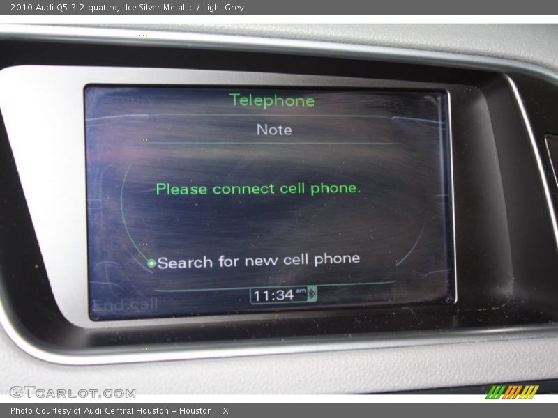 Ice Silver Metallic / Light Grey 2010 Audi Q5 3.2 quattro