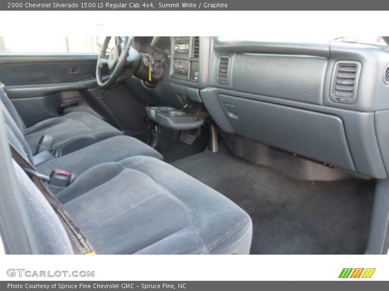 Summit White / Graphite 2000 Chevrolet Silverado 1500 LS Regular Cab 4x4
