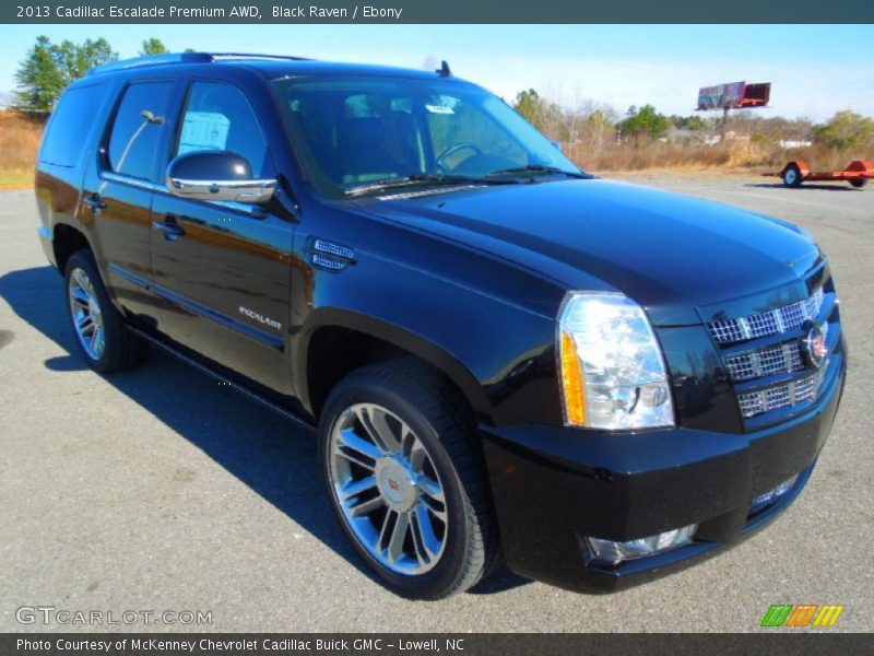 Black Raven / Ebony 2013 Cadillac Escalade Premium AWD