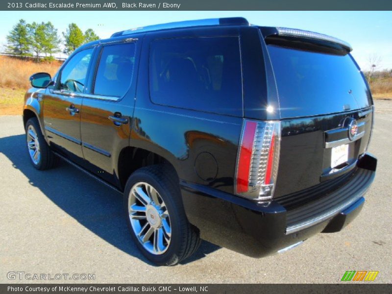 Black Raven / Ebony 2013 Cadillac Escalade Premium AWD