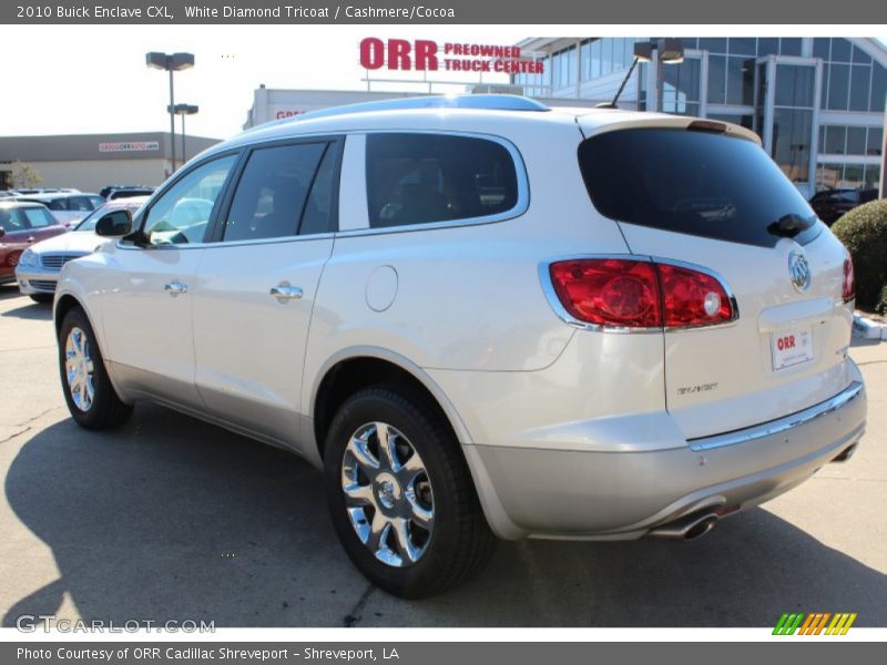 White Diamond Tricoat / Cashmere/Cocoa 2010 Buick Enclave CXL