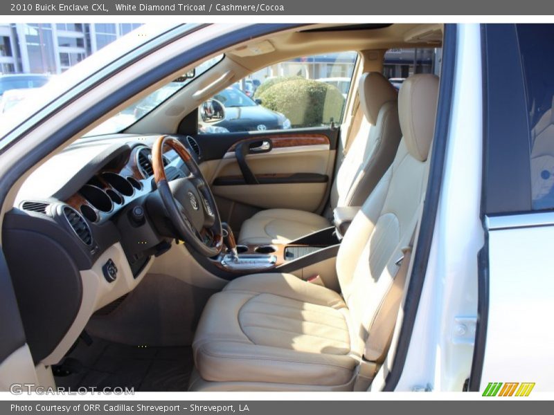 White Diamond Tricoat / Cashmere/Cocoa 2010 Buick Enclave CXL