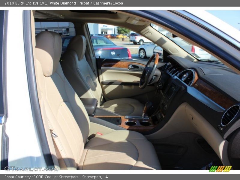 White Diamond Tricoat / Cashmere/Cocoa 2010 Buick Enclave CXL