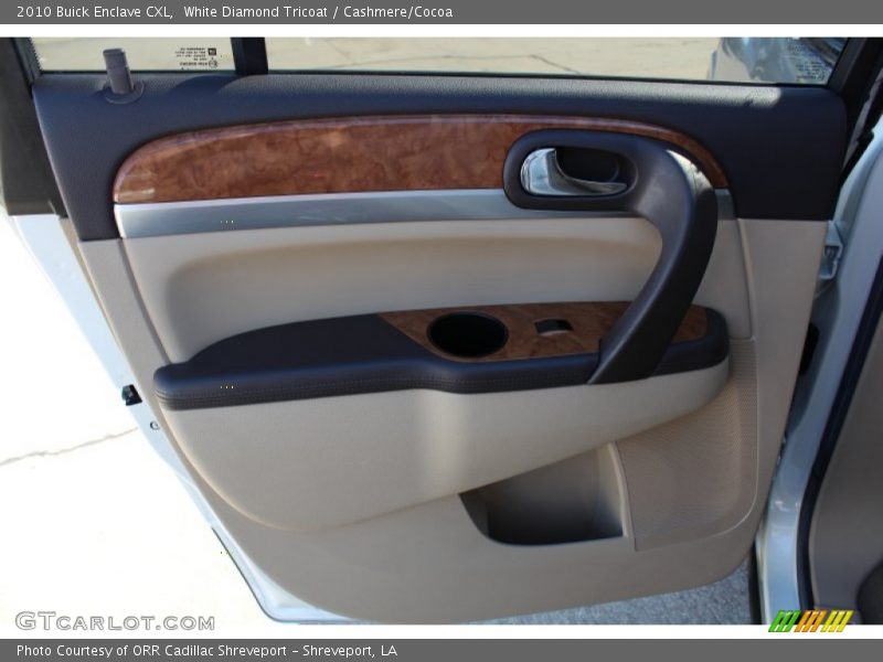 White Diamond Tricoat / Cashmere/Cocoa 2010 Buick Enclave CXL