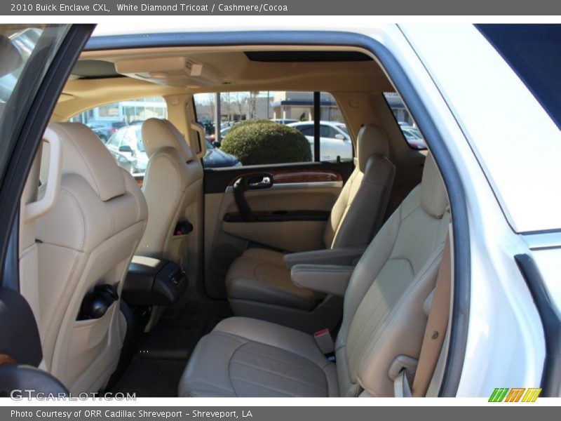 White Diamond Tricoat / Cashmere/Cocoa 2010 Buick Enclave CXL