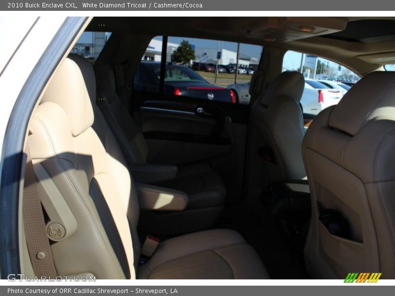 White Diamond Tricoat / Cashmere/Cocoa 2010 Buick Enclave CXL