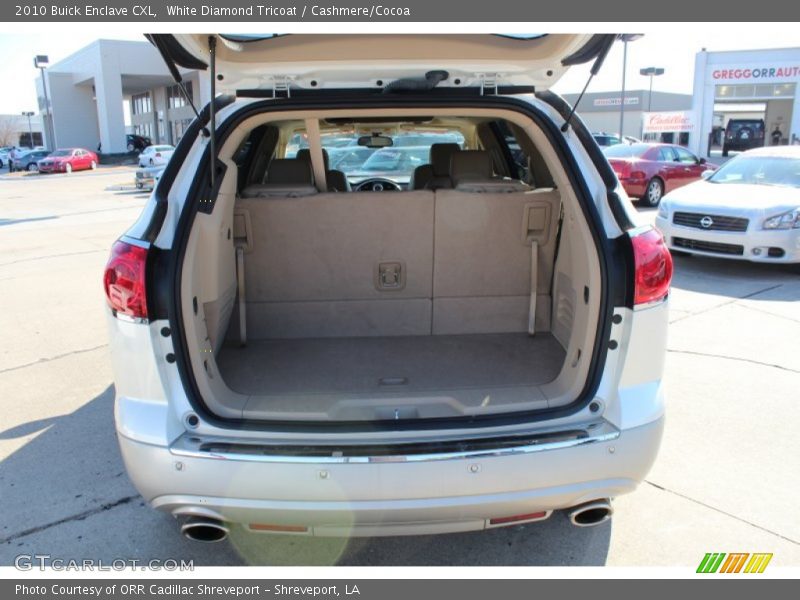 White Diamond Tricoat / Cashmere/Cocoa 2010 Buick Enclave CXL