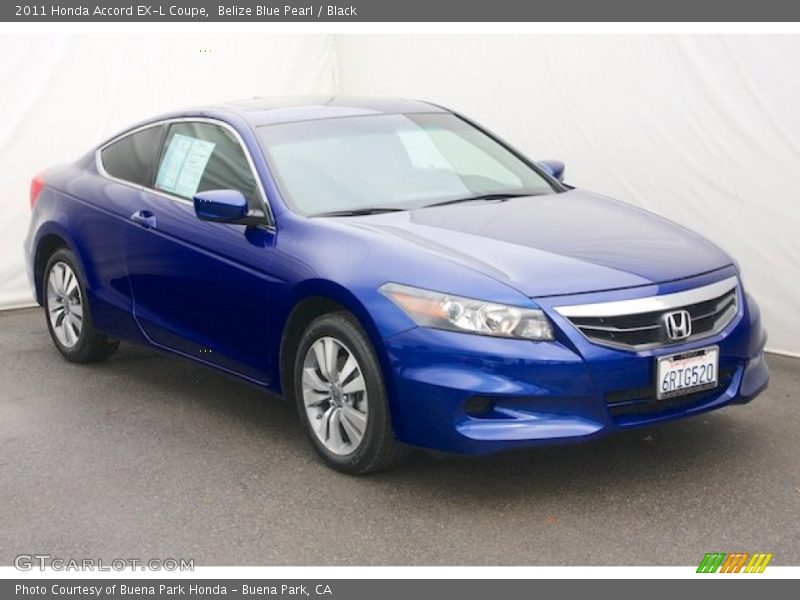 Front 3/4 View of 2011 Accord EX-L Coupe