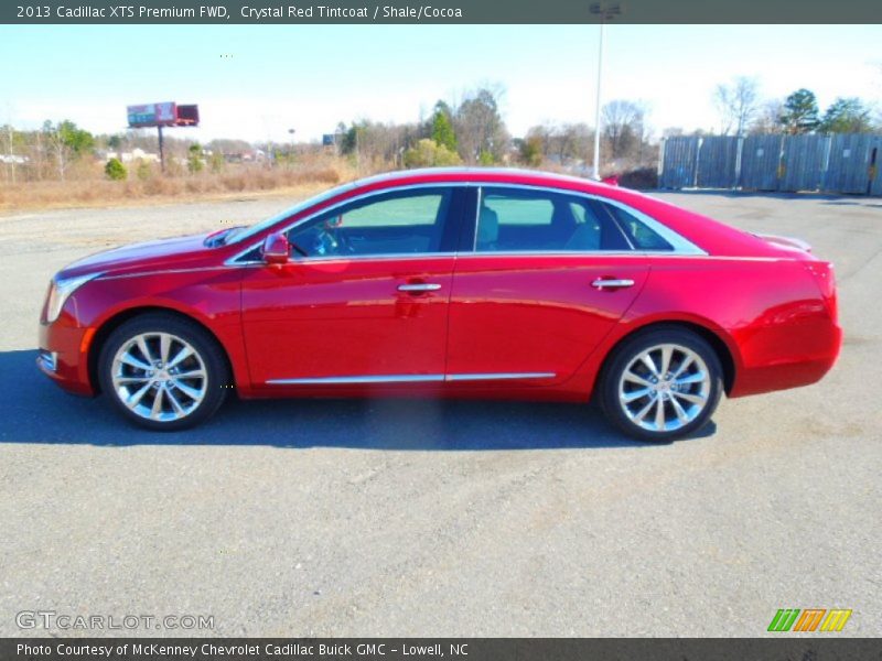 Crystal Red Tintcoat / Shale/Cocoa 2013 Cadillac XTS Premium FWD