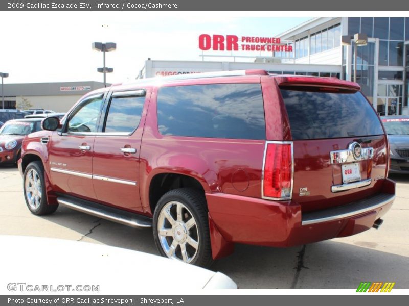 Infrared / Cocoa/Cashmere 2009 Cadillac Escalade ESV