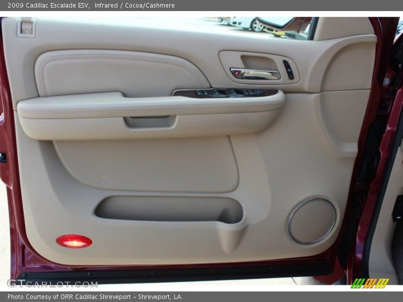 Infrared / Cocoa/Cashmere 2009 Cadillac Escalade ESV