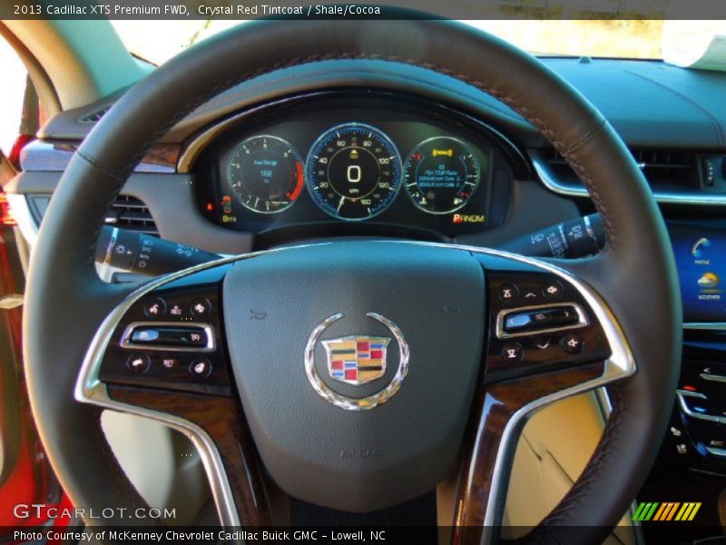 Crystal Red Tintcoat / Shale/Cocoa 2013 Cadillac XTS Premium FWD