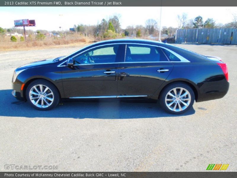 Black Diamond Tricoat / Jet Black 2013 Cadillac XTS Premium FWD