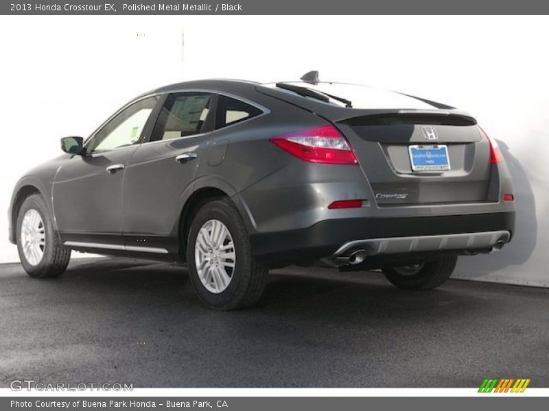 Polished Metal Metallic / Black 2013 Honda Crosstour EX