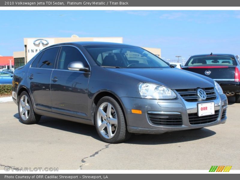 Platinum Grey Metallic / Titan Black 2010 Volkswagen Jetta TDI Sedan