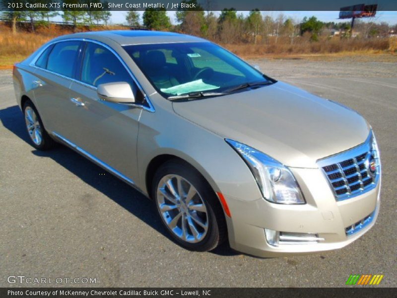 Silver Coast Metallic / Jet Black 2013 Cadillac XTS Premium FWD