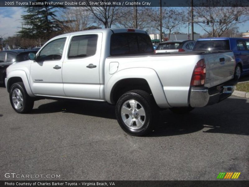 Silver Streak Mica / Graphite Gray 2005 Toyota Tacoma PreRunner Double Cab