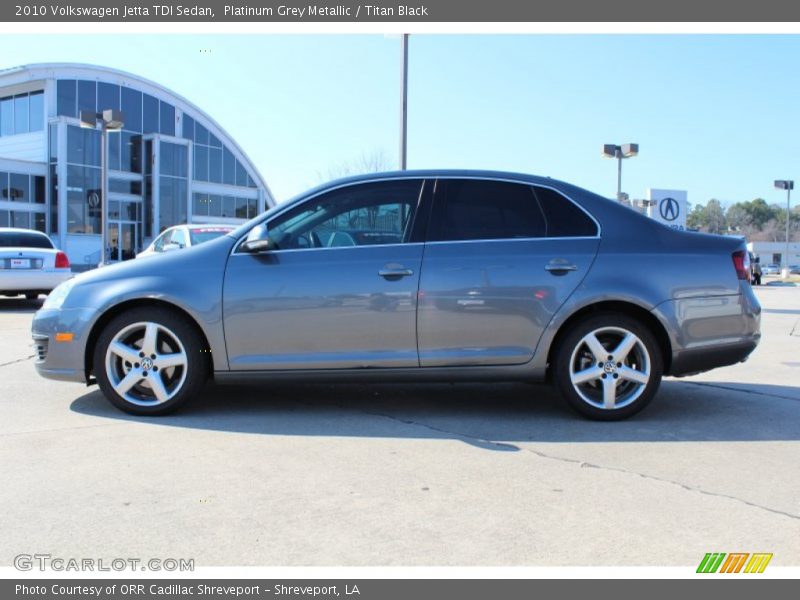 Platinum Grey Metallic / Titan Black 2010 Volkswagen Jetta TDI Sedan