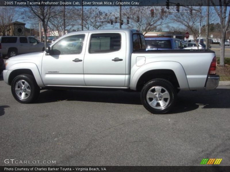 Silver Streak Mica / Graphite Gray 2005 Toyota Tacoma PreRunner Double Cab