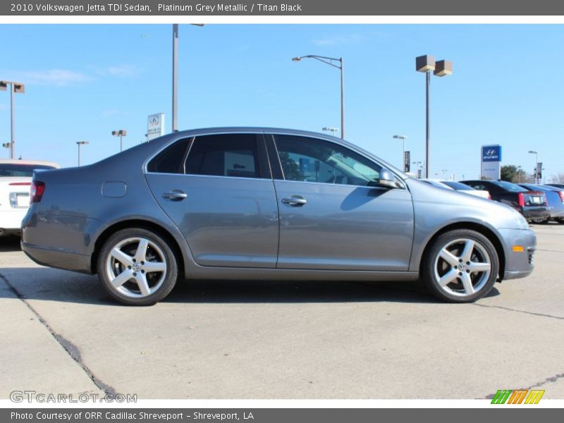 Platinum Grey Metallic / Titan Black 2010 Volkswagen Jetta TDI Sedan