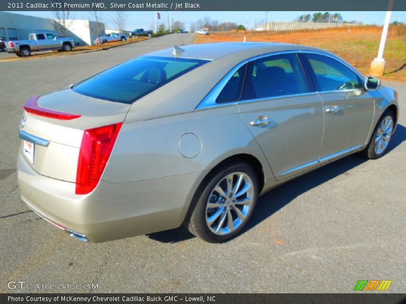 Silver Coast Metallic / Jet Black 2013 Cadillac XTS Premium FWD