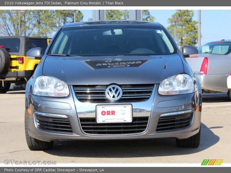 Platinum Grey Metallic / Titan Black 2010 Volkswagen Jetta TDI Sedan