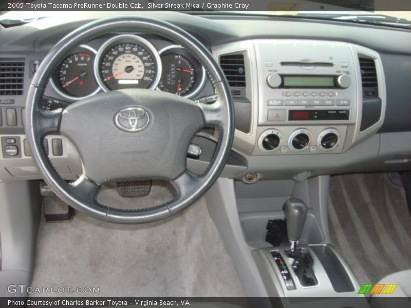 Silver Streak Mica / Graphite Gray 2005 Toyota Tacoma PreRunner Double Cab