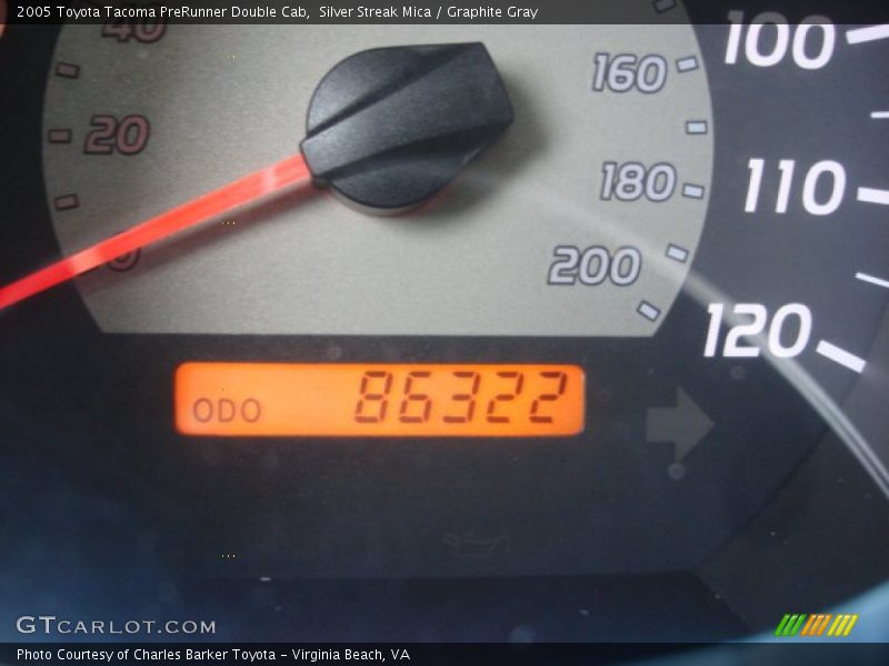 Silver Streak Mica / Graphite Gray 2005 Toyota Tacoma PreRunner Double Cab