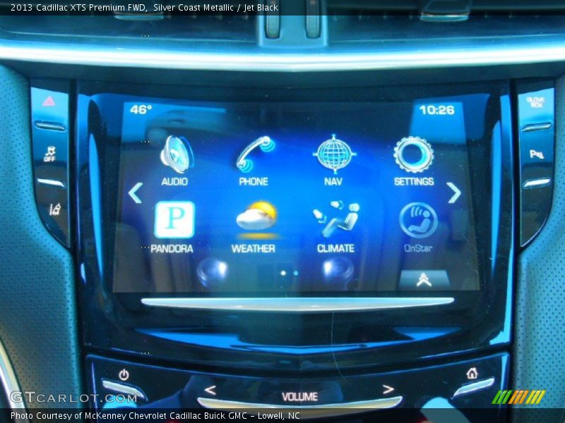 Silver Coast Metallic / Jet Black 2013 Cadillac XTS Premium FWD