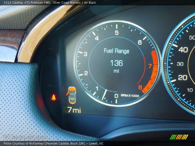 Silver Coast Metallic / Jet Black 2013 Cadillac XTS Premium FWD