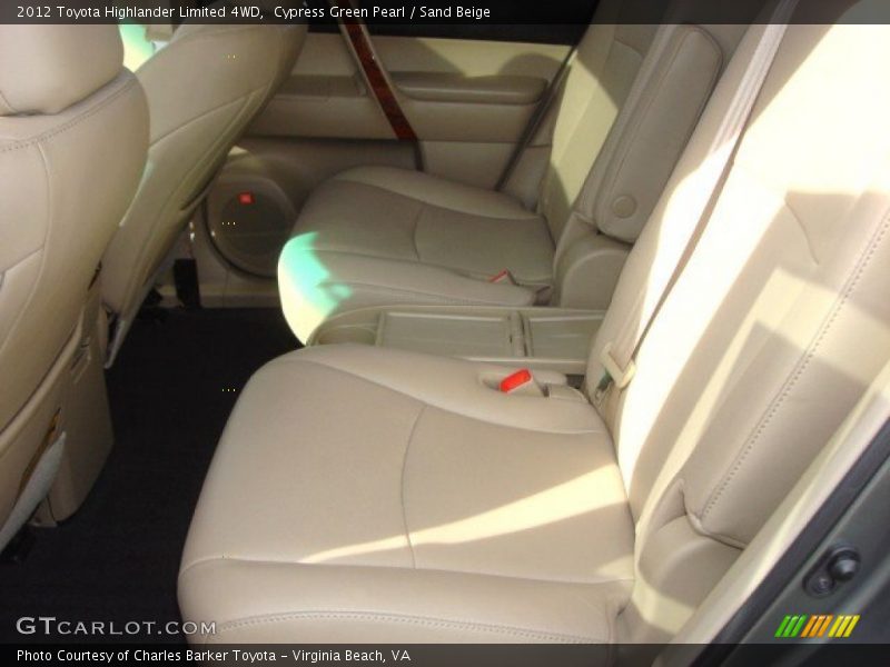 Cypress Green Pearl / Sand Beige 2012 Toyota Highlander Limited 4WD