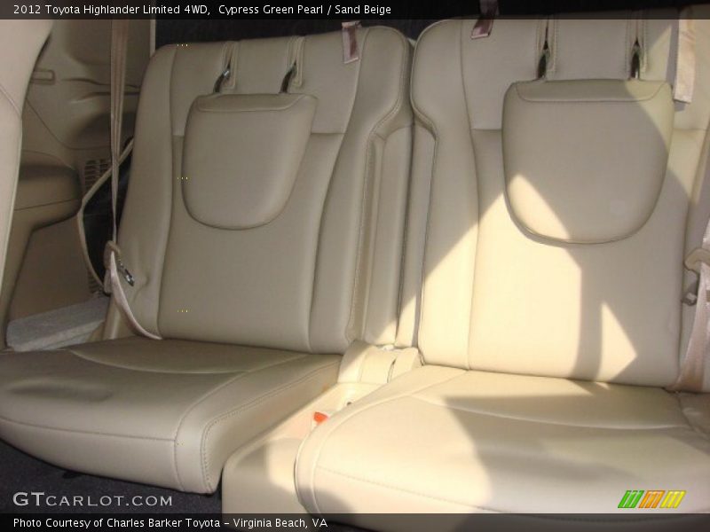 Cypress Green Pearl / Sand Beige 2012 Toyota Highlander Limited 4WD