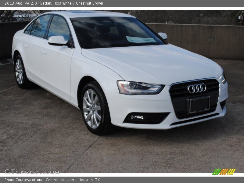 Ibis White / Chestnut Brown 2013 Audi A4 2.0T Sedan
