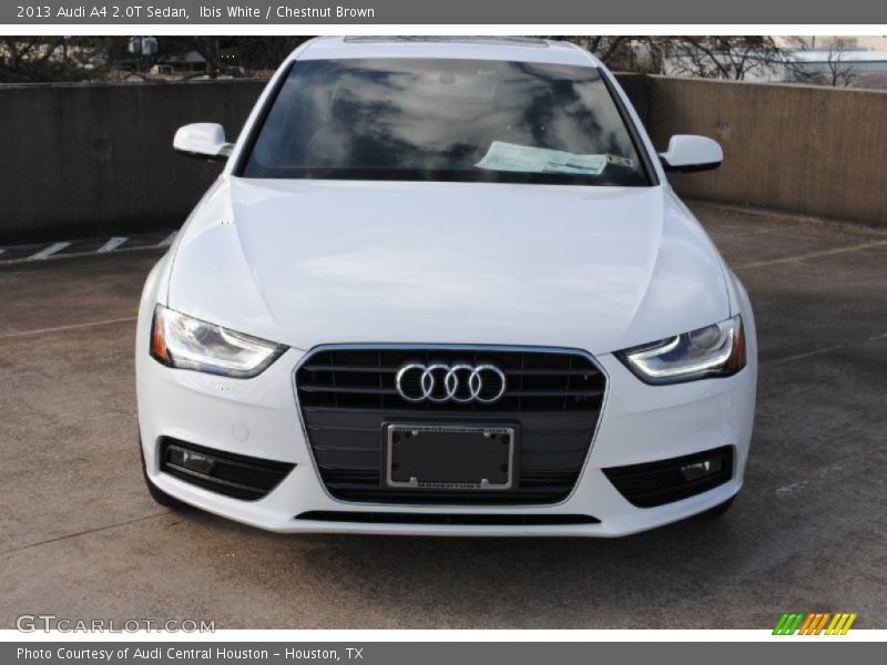 Ibis White / Chestnut Brown 2013 Audi A4 2.0T Sedan