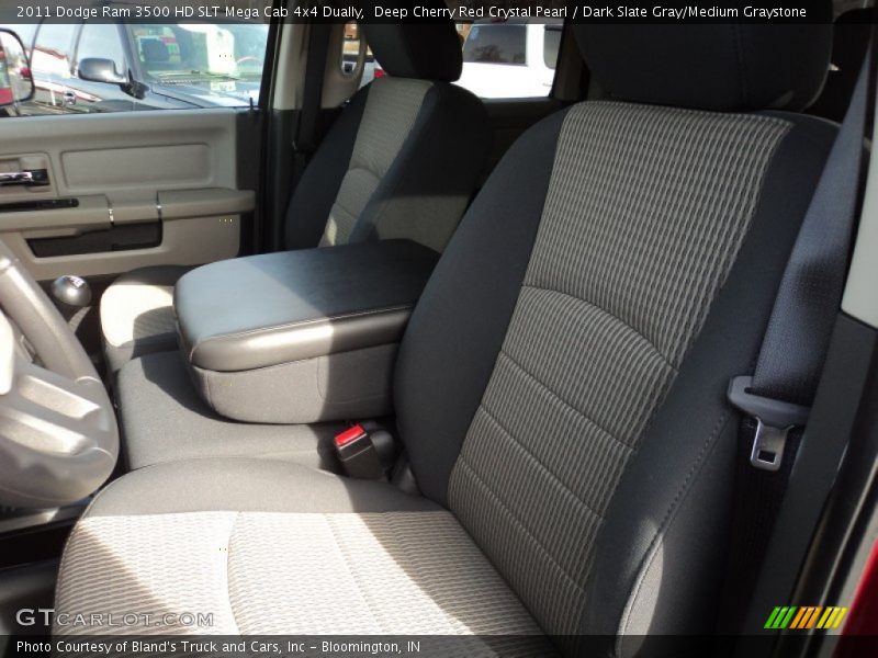Deep Cherry Red Crystal Pearl / Dark Slate Gray/Medium Graystone 2011 Dodge Ram 3500 HD SLT Mega Cab 4x4 Dually
